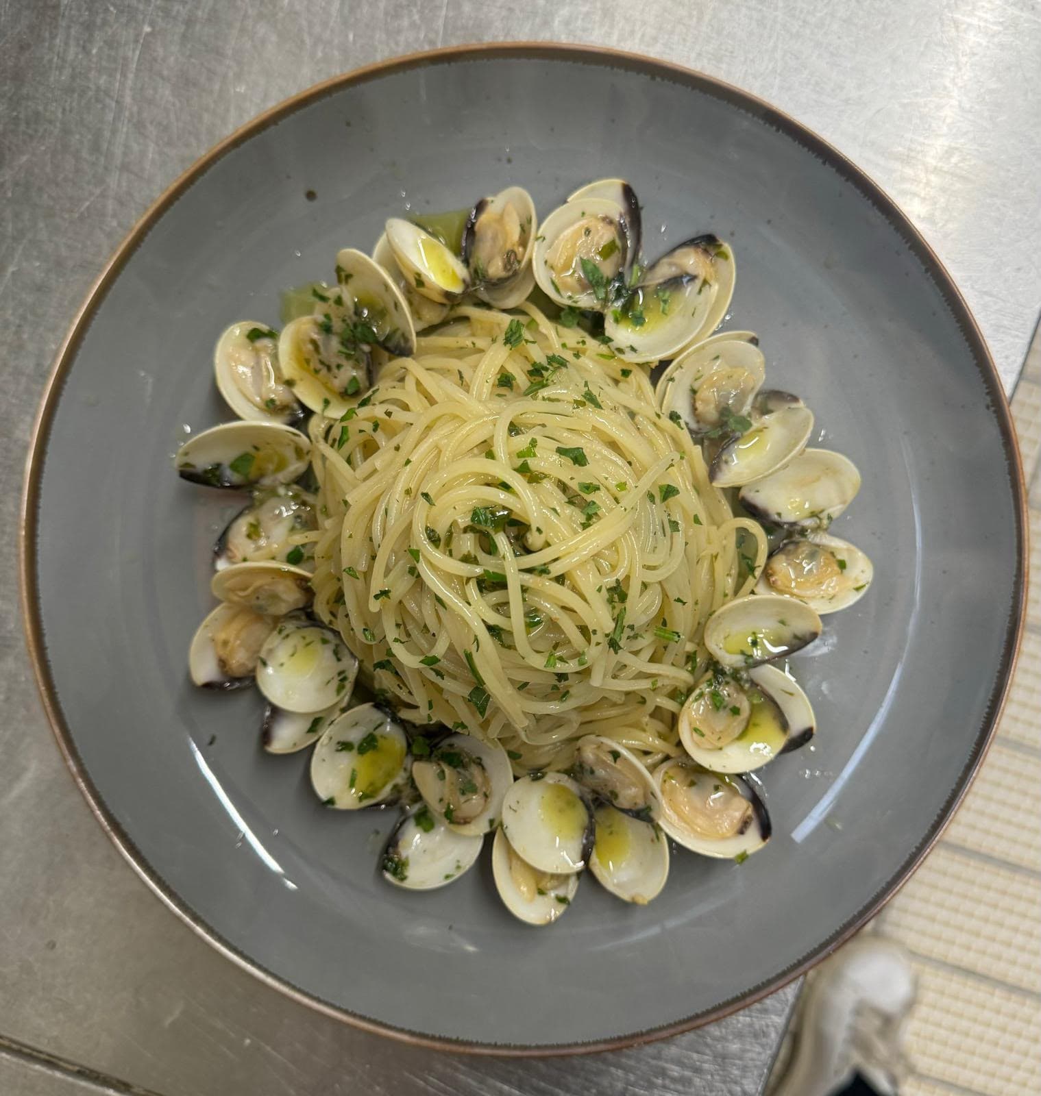 Spaghetti mit Venusmuscheln
